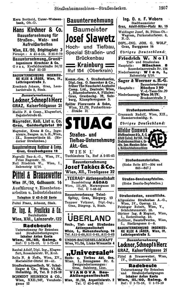 Compass. Kommerzielles Jahrbuch 1943: Ostmark. - Page 2125