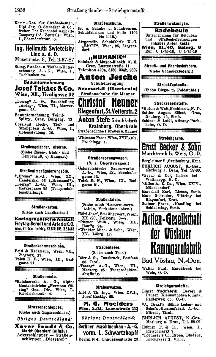 Compass. Kommerzielles Jahrbuch 1943: Ostmark. - Page 2126