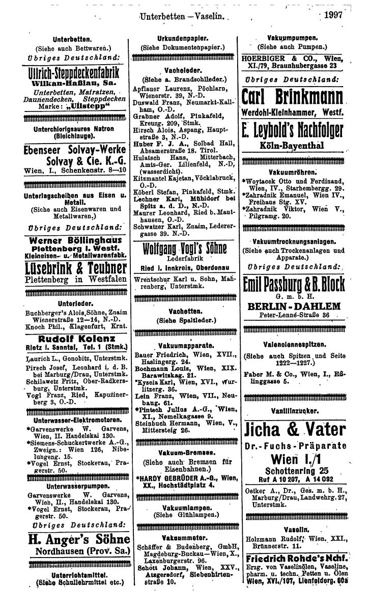 Compass. Kommerzielles Jahrbuch 1943: Ostmark. - Page 2165