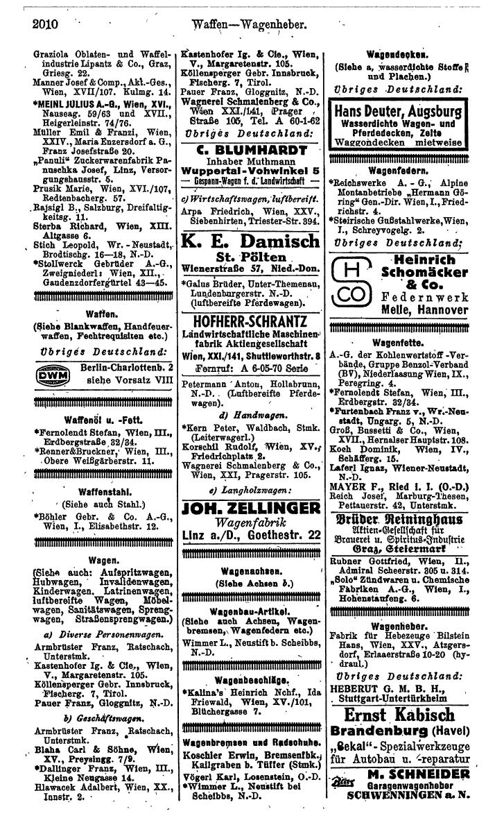 Compass. Kommerzielles Jahrbuch 1943: Ostmark. - Page 2178