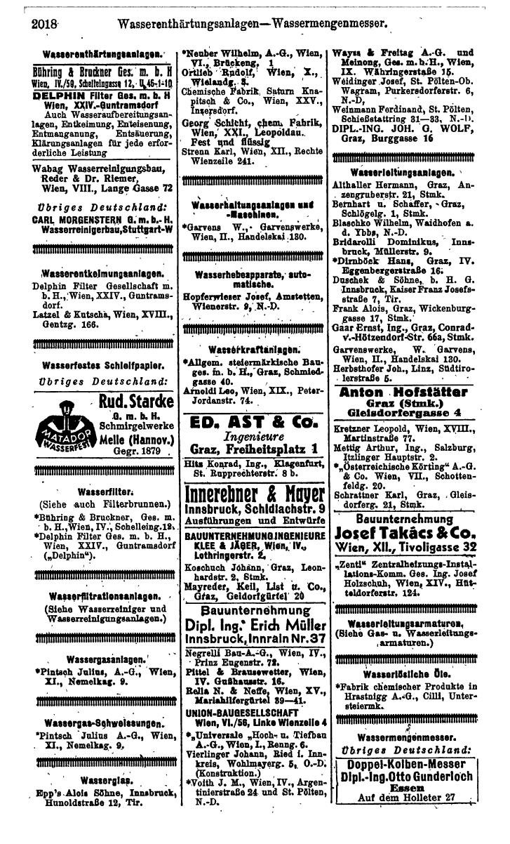 Compass. Kommerzielles Jahrbuch 1943: Ostmark. - Page 2186