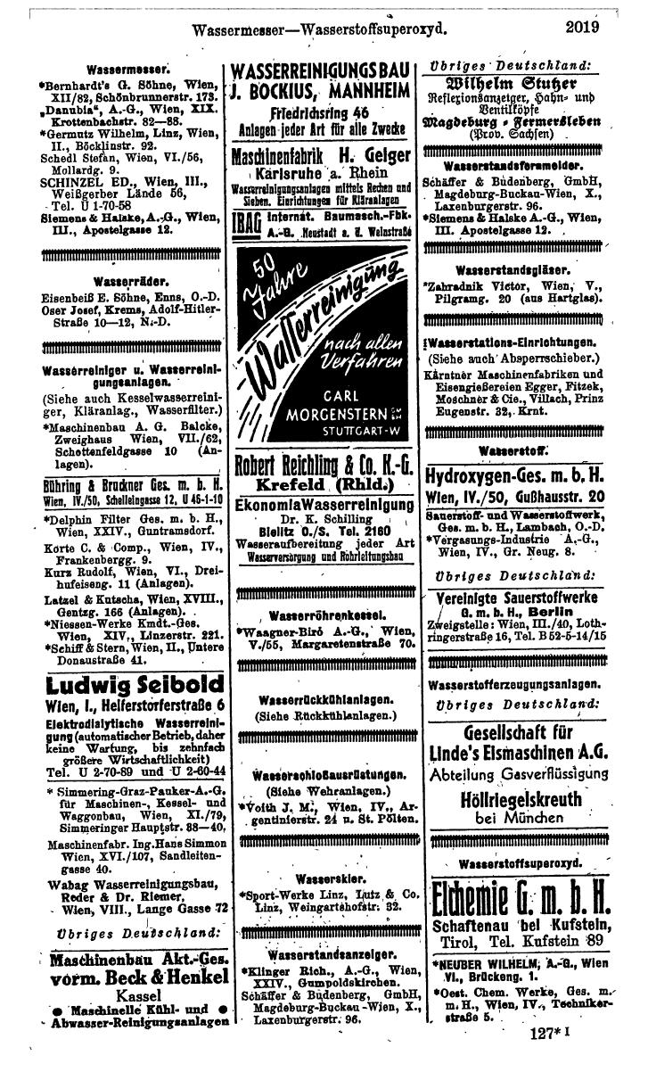 Compass. Kommerzielles Jahrbuch 1943: Ostmark. - Page 2187