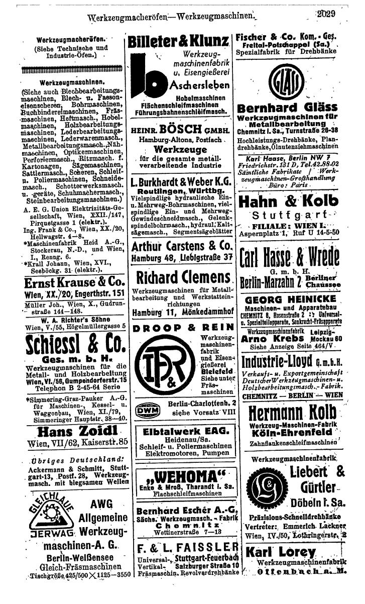 Compass. Kommerzielles Jahrbuch 1943: Ostmark. - Page 2197