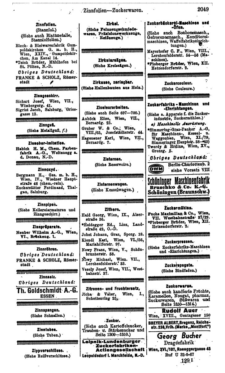Compass. Kommerzielles Jahrbuch 1943: Ostmark. - Page 2217
