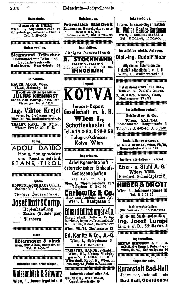 Compass. Kommerzielles Jahrbuch 1943: Ostmark. - Page 2244