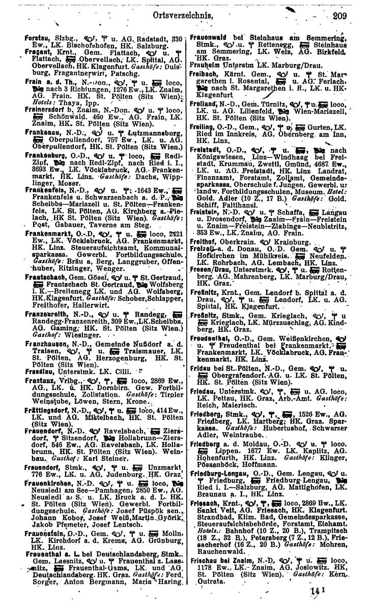 Compass. Kommerzielles Jahrbuch 1943: Ostmark. - Page 233
