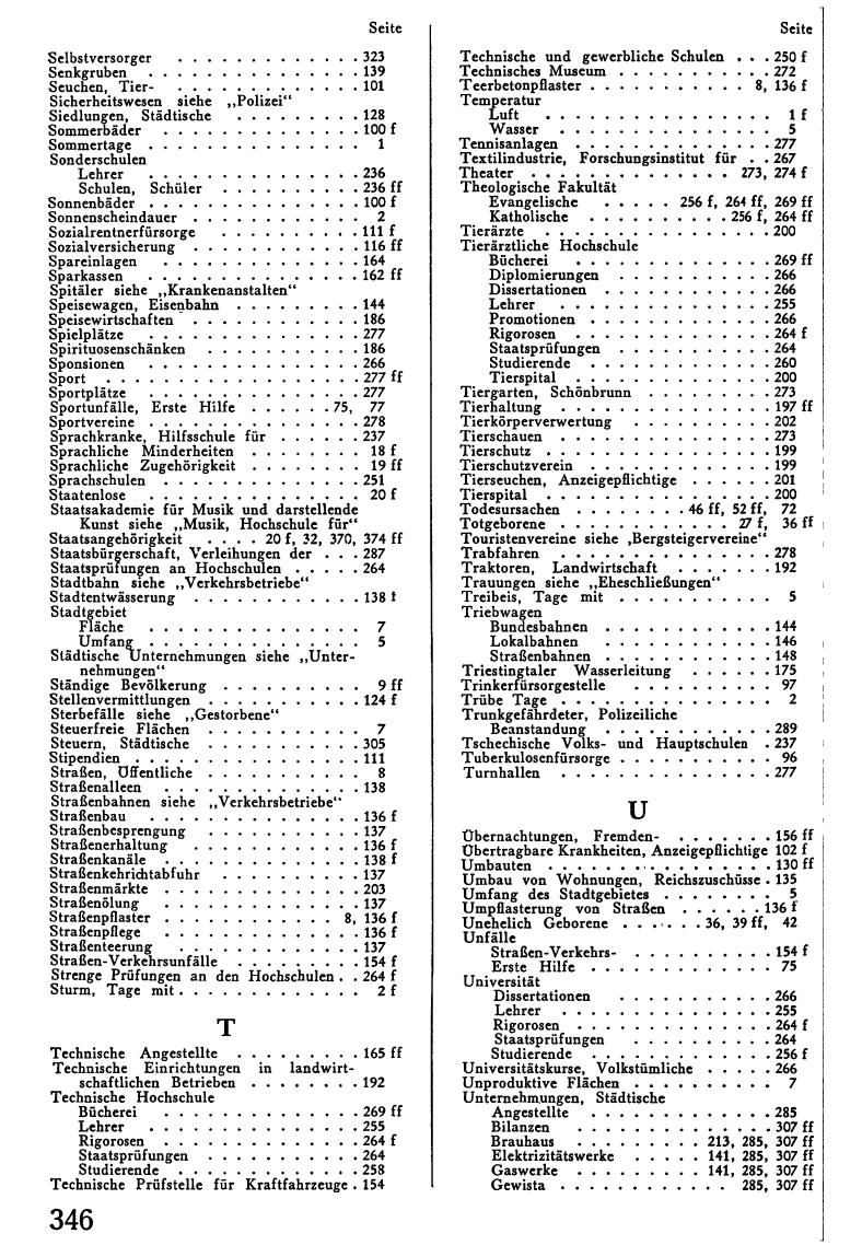 Statistisches Jahrbuch Wien 1943-45 - Seite 358