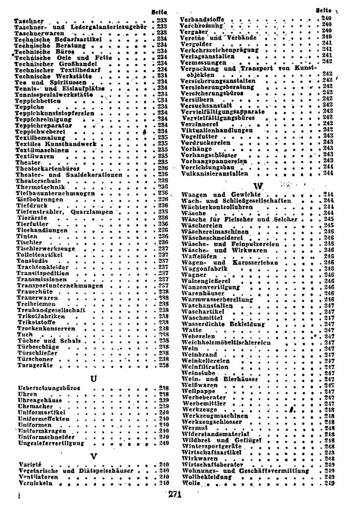 A- Z Wirtschafts-Führer 1947/48 - Page 275