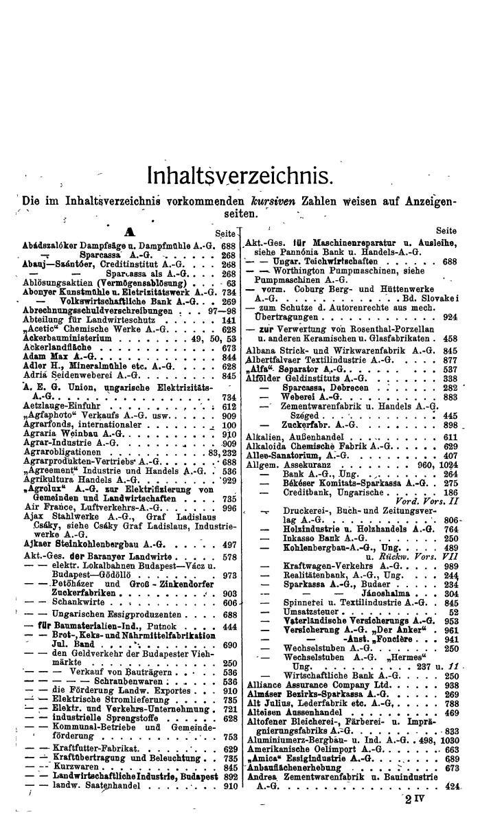 Compass. Finanzielles Jahrbuch 1940: Ungarn. - Page 21