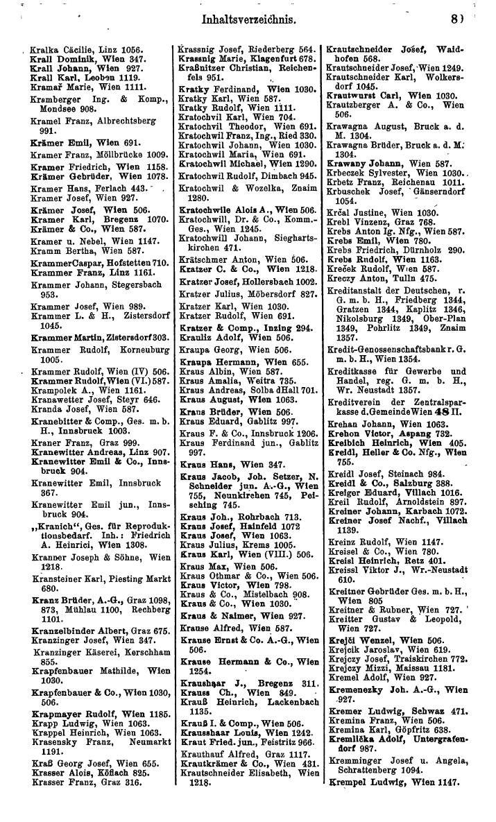 Compass. Kommerzielles Jahrbuch 1939: Österreich. - Seite 103