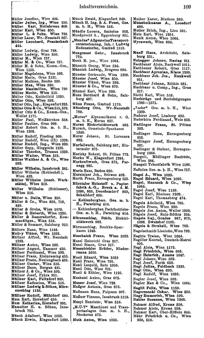 Compass. Kommerzielles Jahrbuch 1939: Österreich. - Page 123