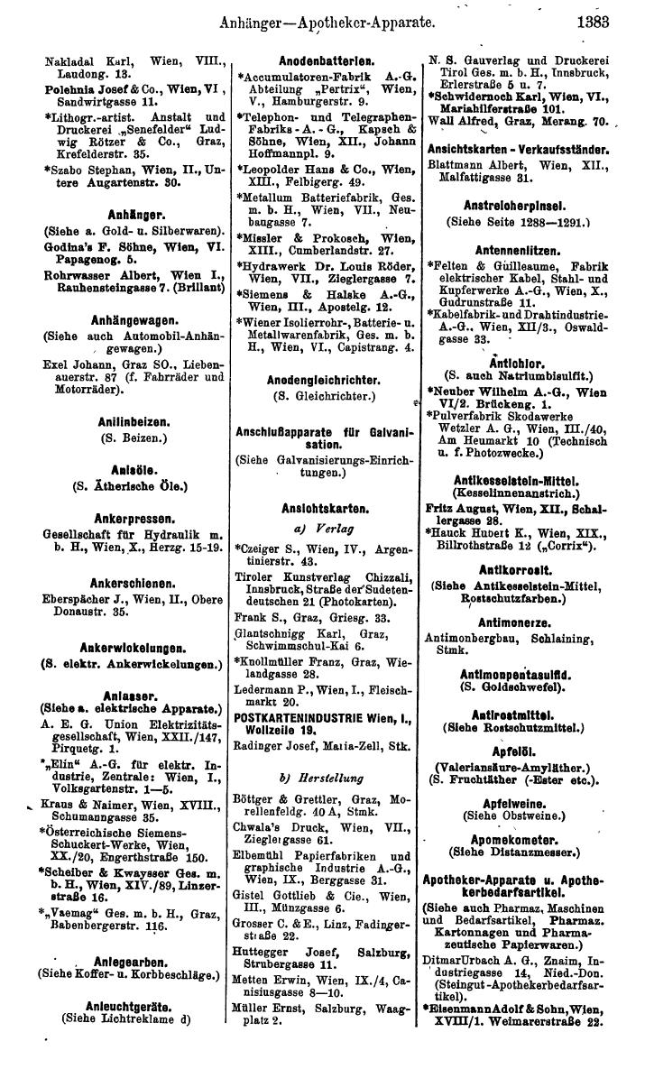 Compass. Kommerzielles Jahrbuch 1939: Österreich. - Page 1455