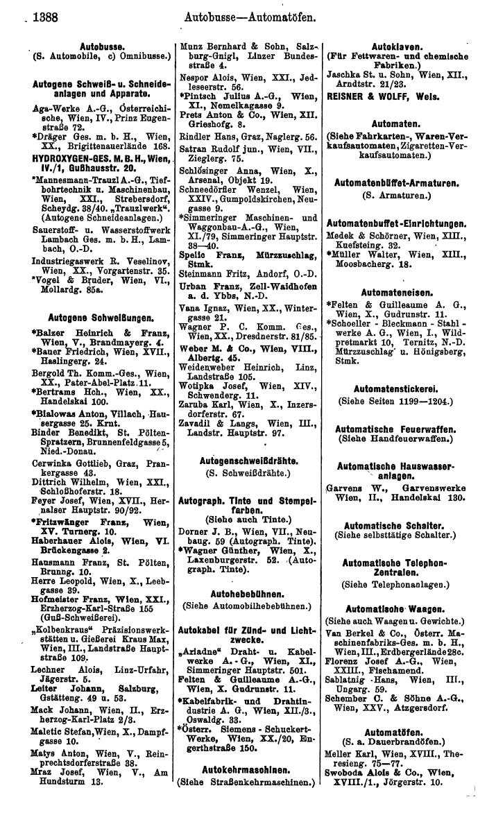 Compass. Kommerzielles Jahrbuch 1939: Österreich. - Seite 1460