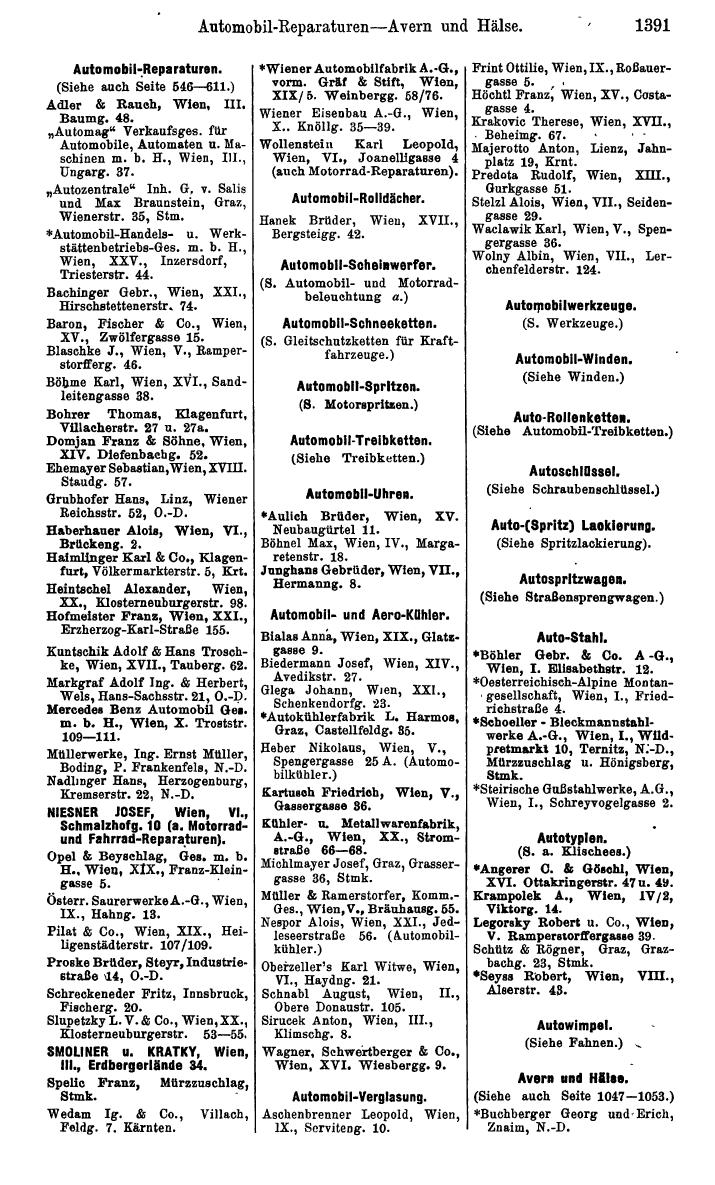 Compass. Kommerzielles Jahrbuch 1939: Österreich. - Seite 1463