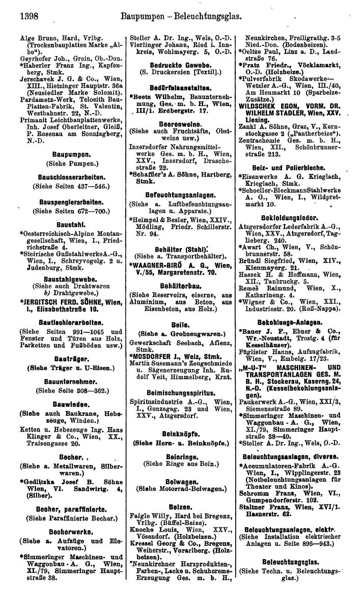 Compass. Kommerzielles Jahrbuch 1939: Österreich. - Page 1470