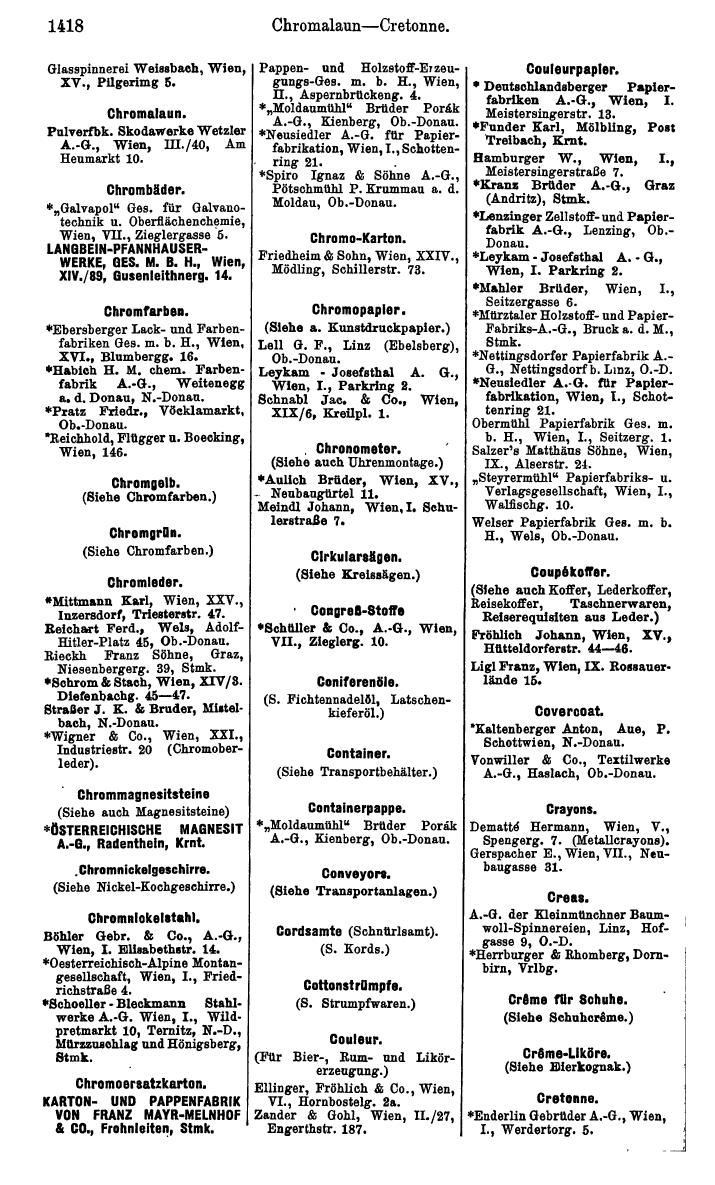 Compass. Kommerzielles Jahrbuch 1939: Österreich. - Page 1490