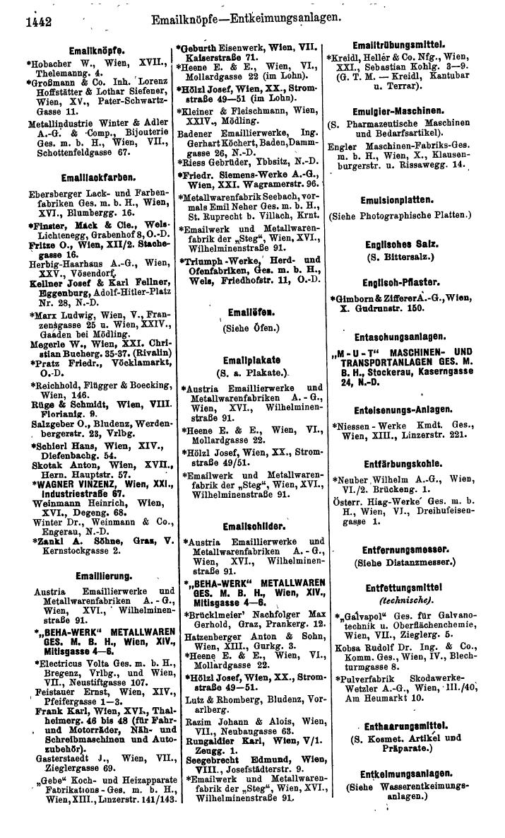 Compass. Kommerzielles Jahrbuch 1939: Österreich. - Page 1514