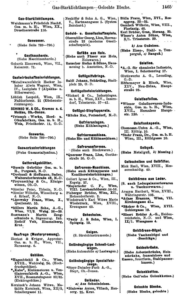 Compass. Kommerzielles Jahrbuch 1939: Österreich. - Seite 1537