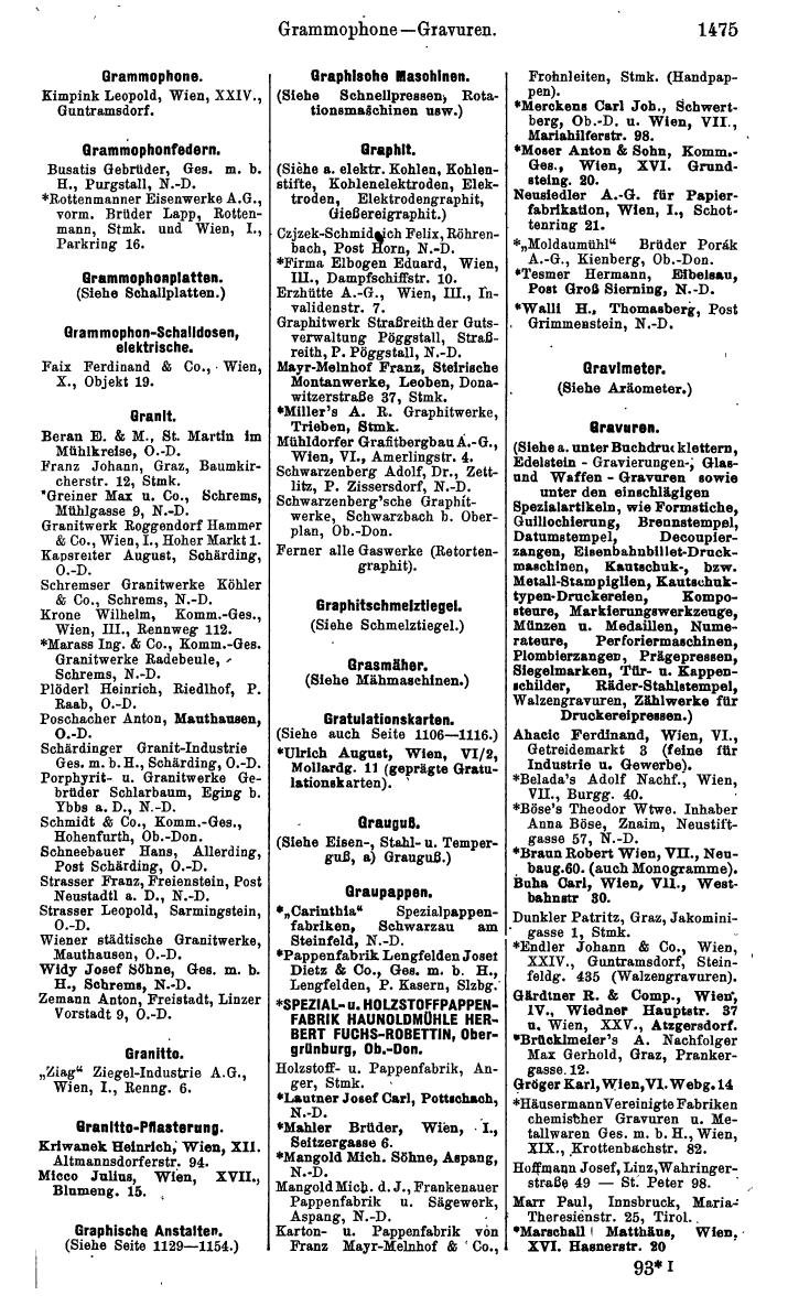 Compass. Kommerzielles Jahrbuch 1939: Österreich. - Page 1547