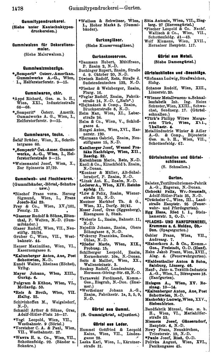 Compass. Kommerzielles Jahrbuch 1939: Österreich. - Page 1550