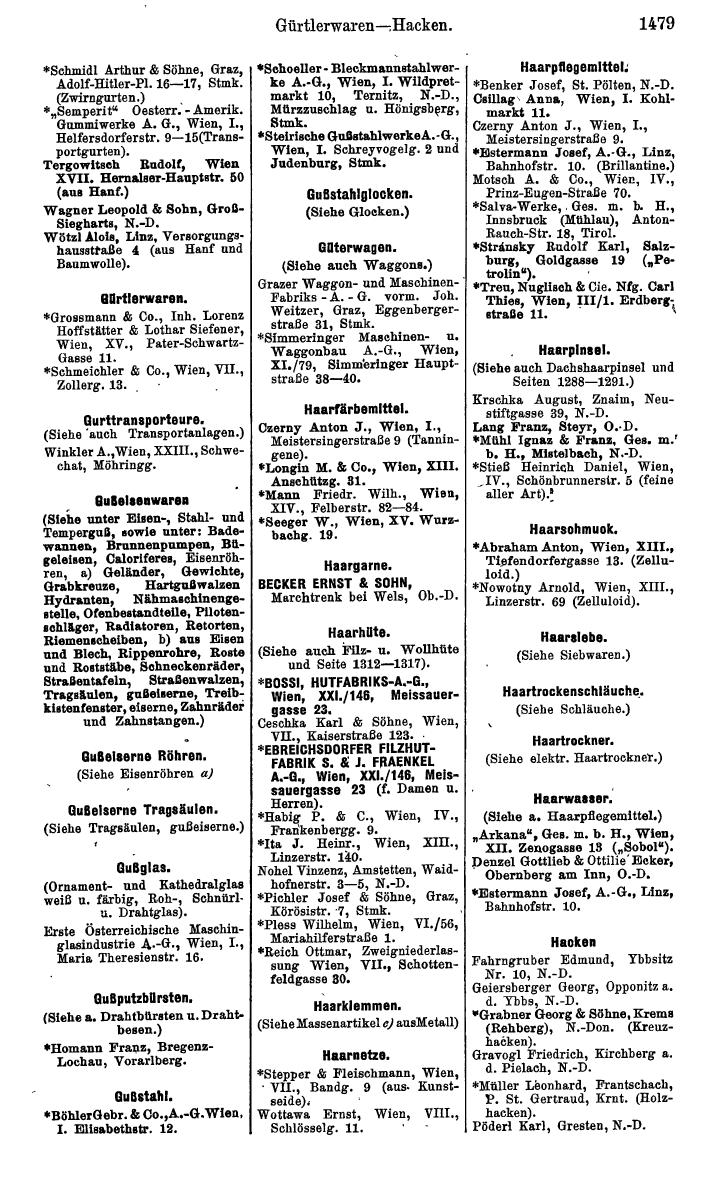 Compass. Kommerzielles Jahrbuch 1939: Österreich. - Page 1551