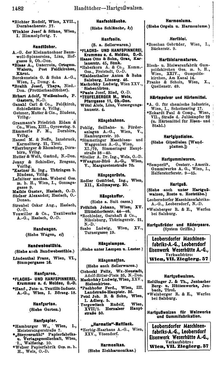 Compass. Kommerzielles Jahrbuch 1939: Österreich. - Seite 1554