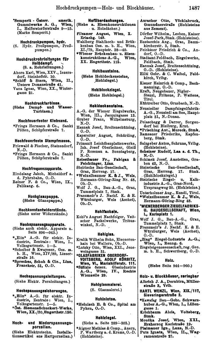 Compass. Kommerzielles Jahrbuch 1939: Österreich. - Page 1559