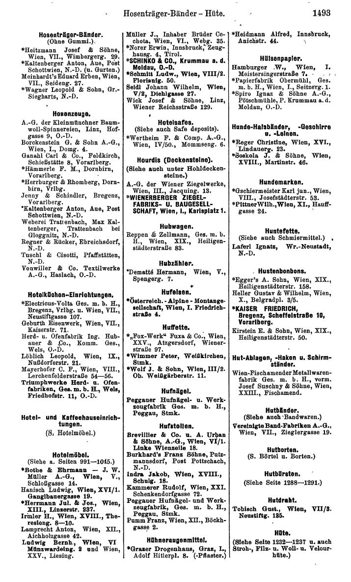 Compass. Kommerzielles Jahrbuch 1939: Österreich. - Page 1565