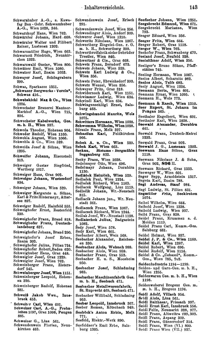 Compass. Kommerzielles Jahrbuch 1939: Österreich. - Seite 157