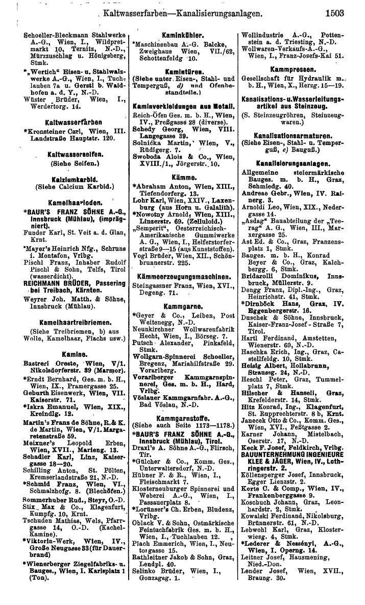 Compass. Kommerzielles Jahrbuch 1939: Österreich. - Seite 1575