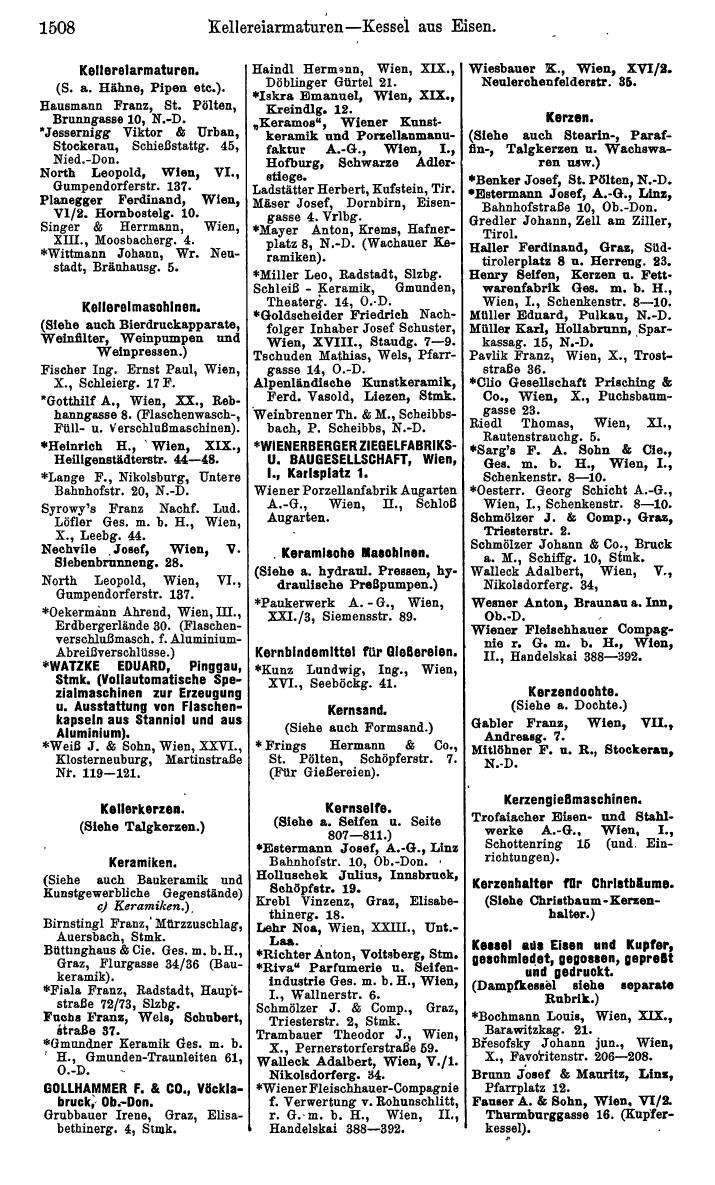 Compass. Kommerzielles Jahrbuch 1939: Österreich. - Seite 1580