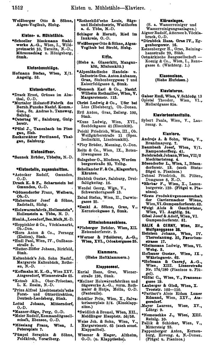 Compass. Kommerzielles Jahrbuch 1939: Österreich. - Seite 1584