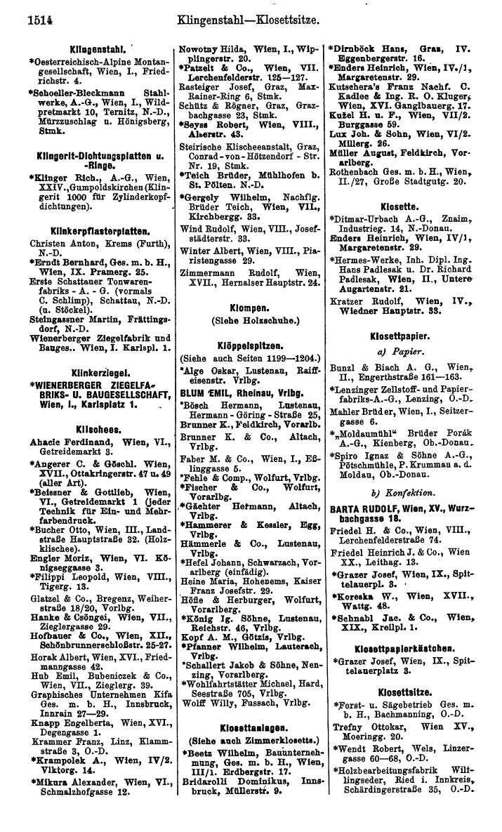 Compass. Kommerzielles Jahrbuch 1939: Österreich. - Seite 1586