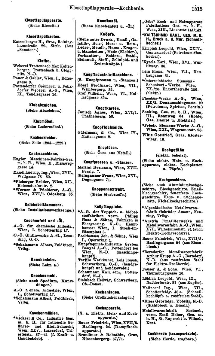 Compass. Kommerzielles Jahrbuch 1939: Österreich. - Page 1587