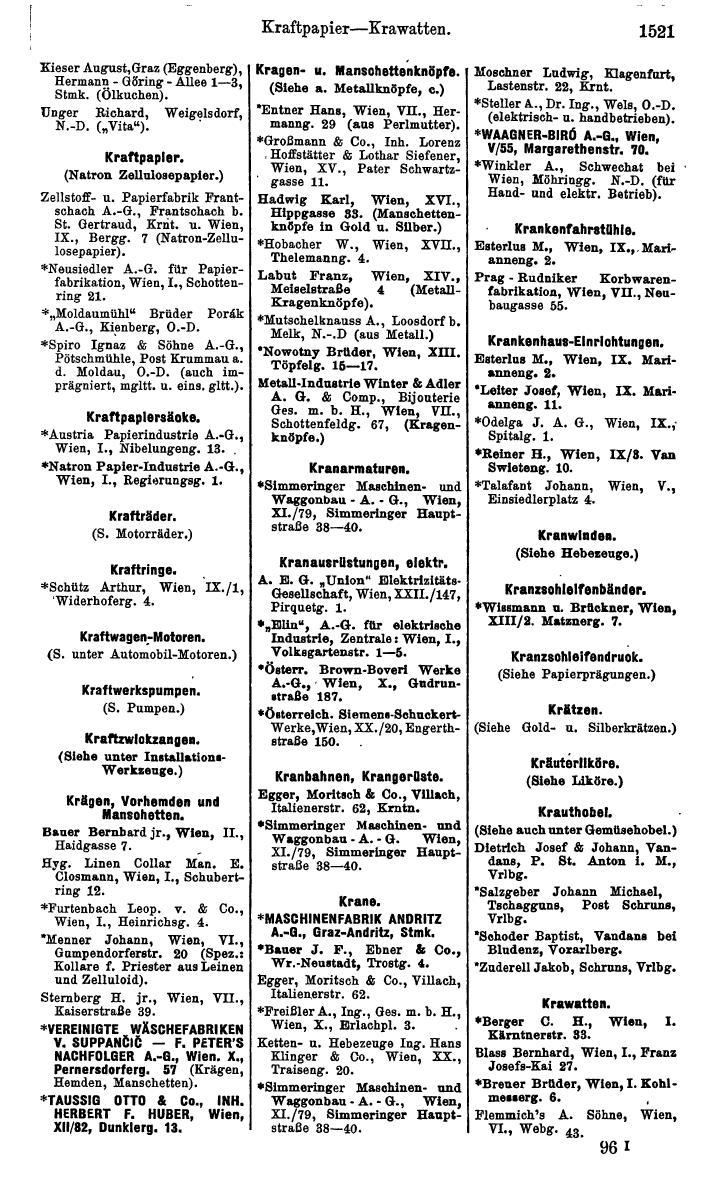 Compass. Kommerzielles Jahrbuch 1939: Österreich. - Page 1593