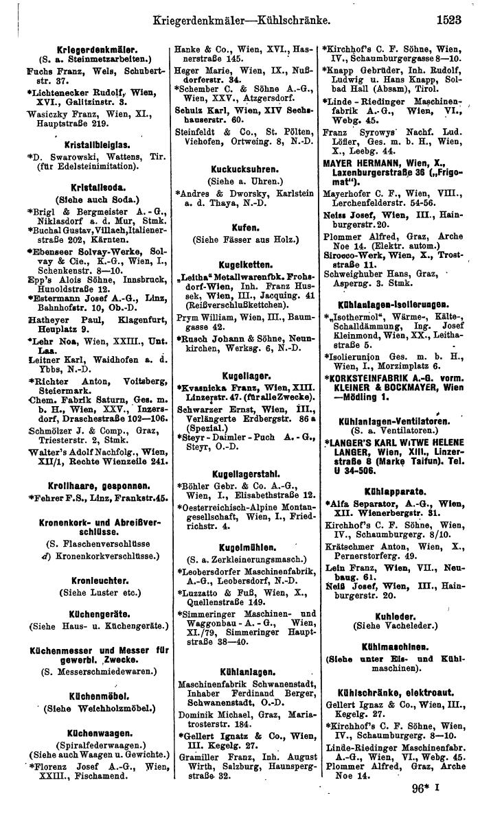 Compass. Kommerzielles Jahrbuch 1939: Österreich. - Seite 1595