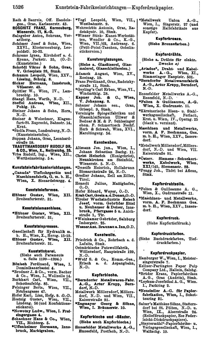 Compass. Kommerzielles Jahrbuch 1939: Österreich. - Page 1598