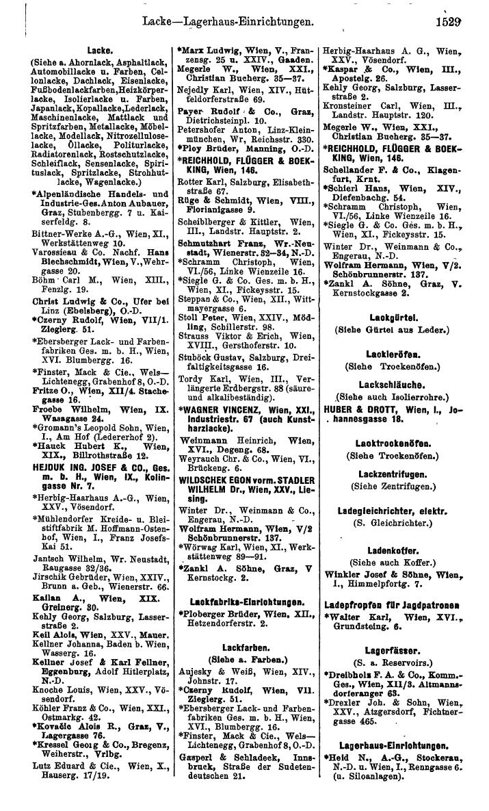 Compass. Kommerzielles Jahrbuch 1939: Österreich. - Page 1601