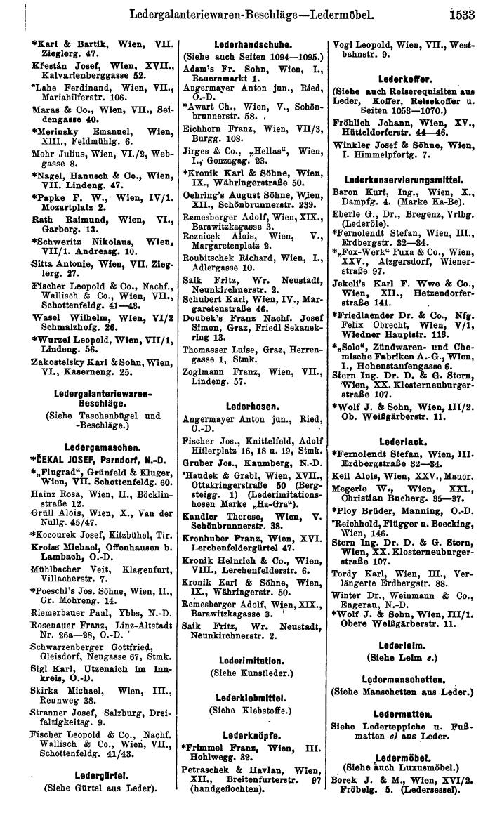 Compass. Kommerzielles Jahrbuch 1939: Österreich. - Page 1605