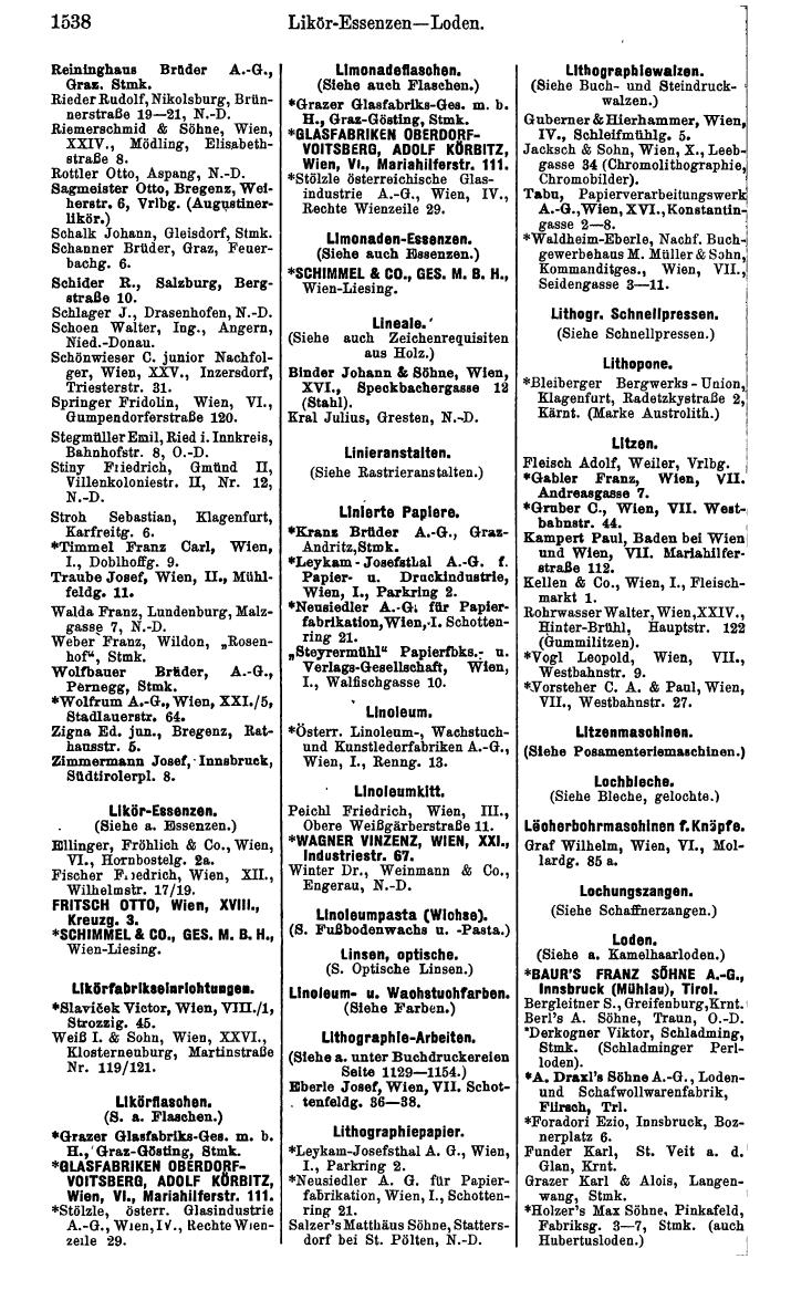 Compass. Kommerzielles Jahrbuch 1939: Österreich. - Page 1610