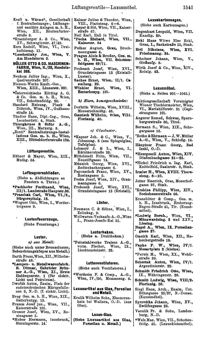 Compass. Kommerzielles Jahrbuch 1939: Österreich. - Seite 1613