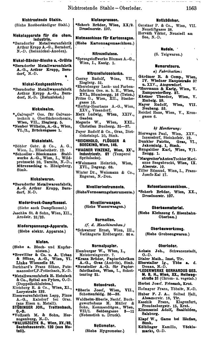 Compass. Kommerzielles Jahrbuch 1939: Österreich. - Page 1635