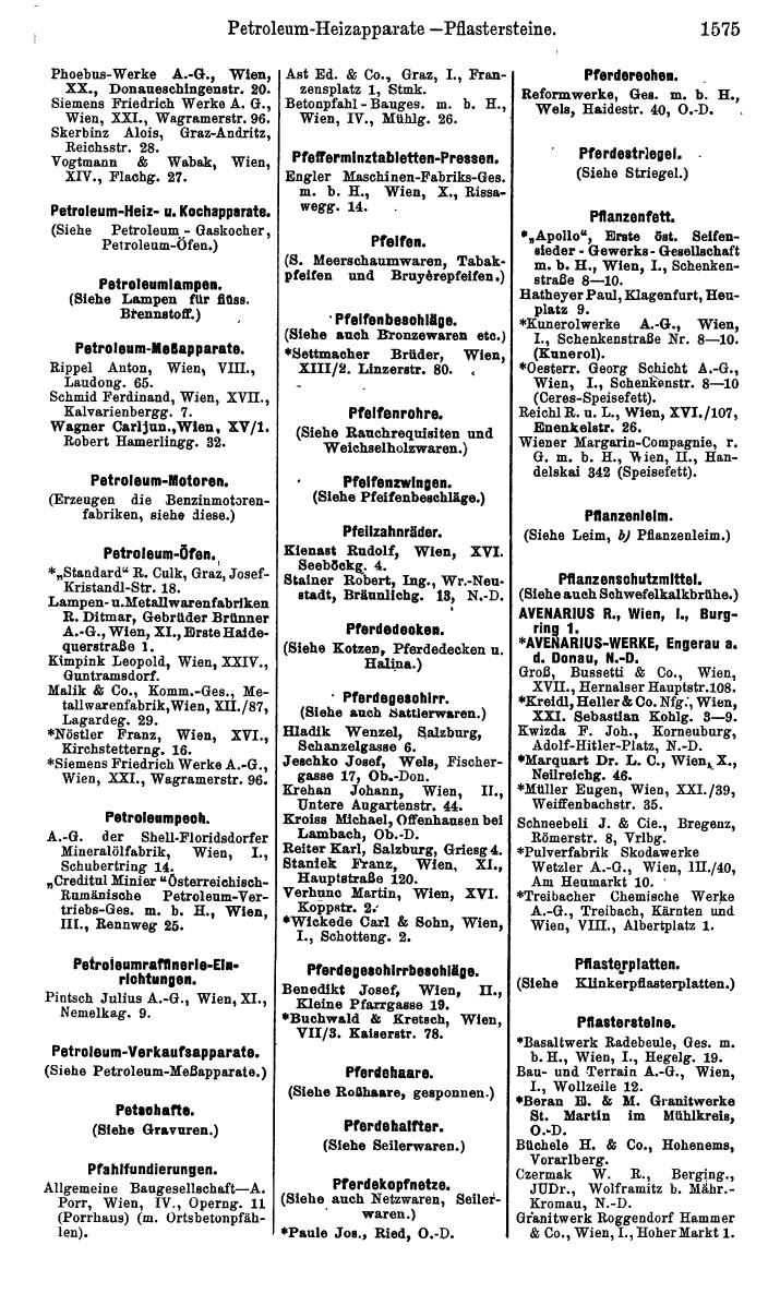 Compass. Kommerzielles Jahrbuch 1939: Österreich. - Seite 1647