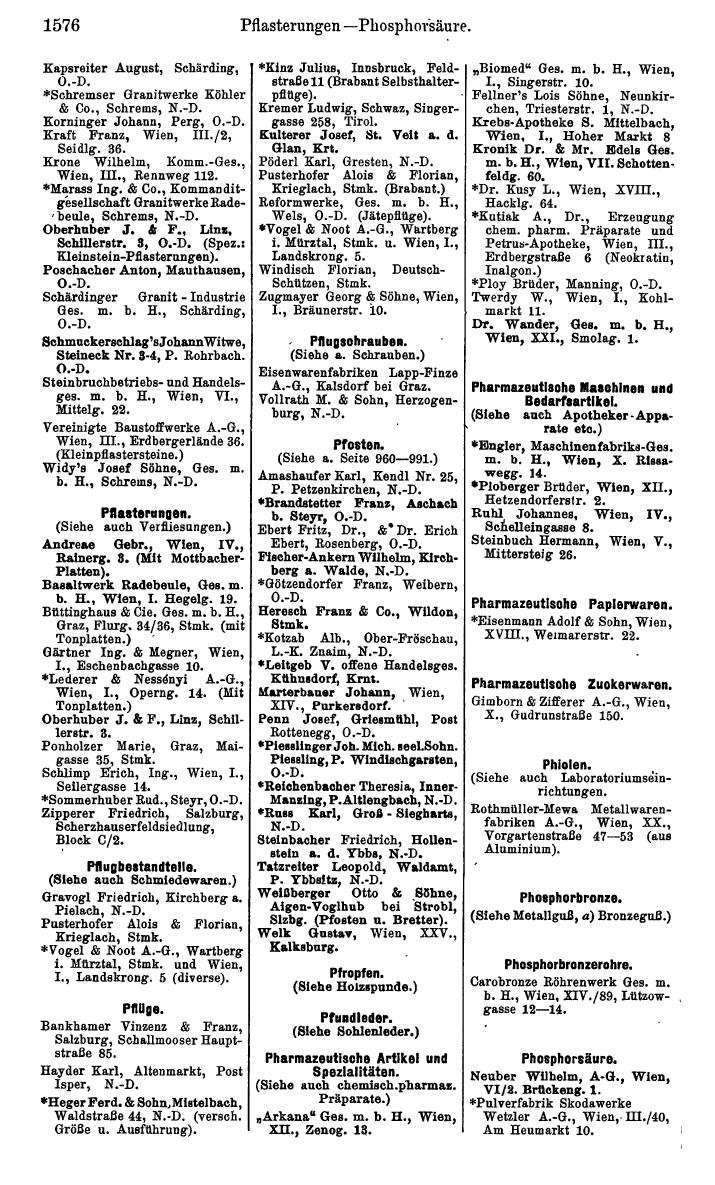 Compass. Kommerzielles Jahrbuch 1939: Österreich. - Seite 1648