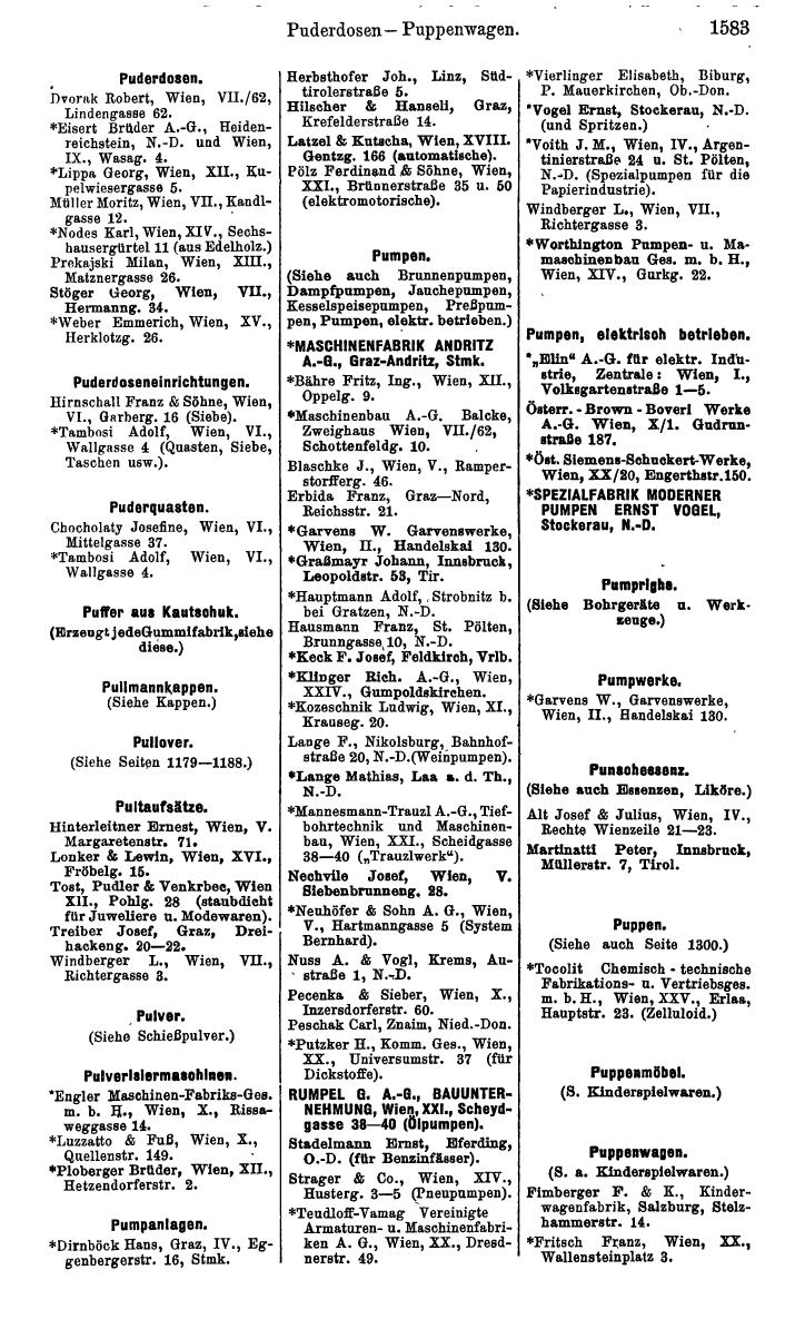 Compass. Kommerzielles Jahrbuch 1939: Österreich. - Seite 1655