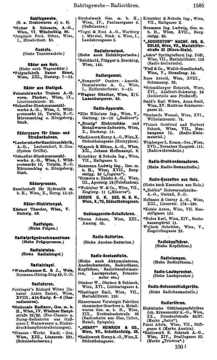 Compass. Kommerzielles Jahrbuch 1939: Österreich. - Seite 1657