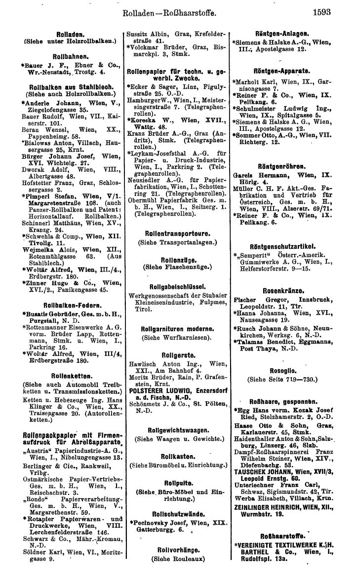 Compass. Kommerzielles Jahrbuch 1939: Österreich. - Seite 1665