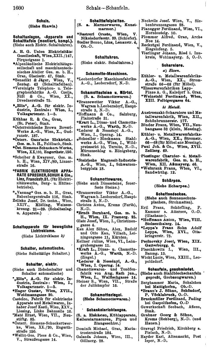 Compass. Kommerzielles Jahrbuch 1939: Österreich. - Seite 1672