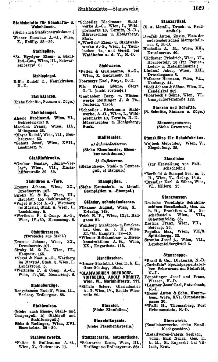 Compass. Kommerzielles Jahrbuch 1939: Österreich. - Seite 1701