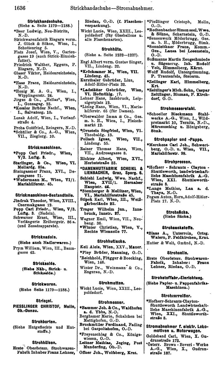 Compass. Kommerzielles Jahrbuch 1939: Österreich. - Seite 1708